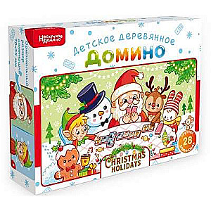 Нескучное домино Christmas holidays Рождественские каникулы