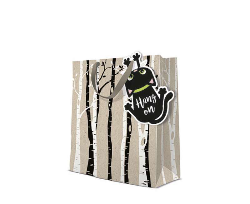 Подарочный пакет PAW gift bag Hang On, 27 x 34 x 13 см