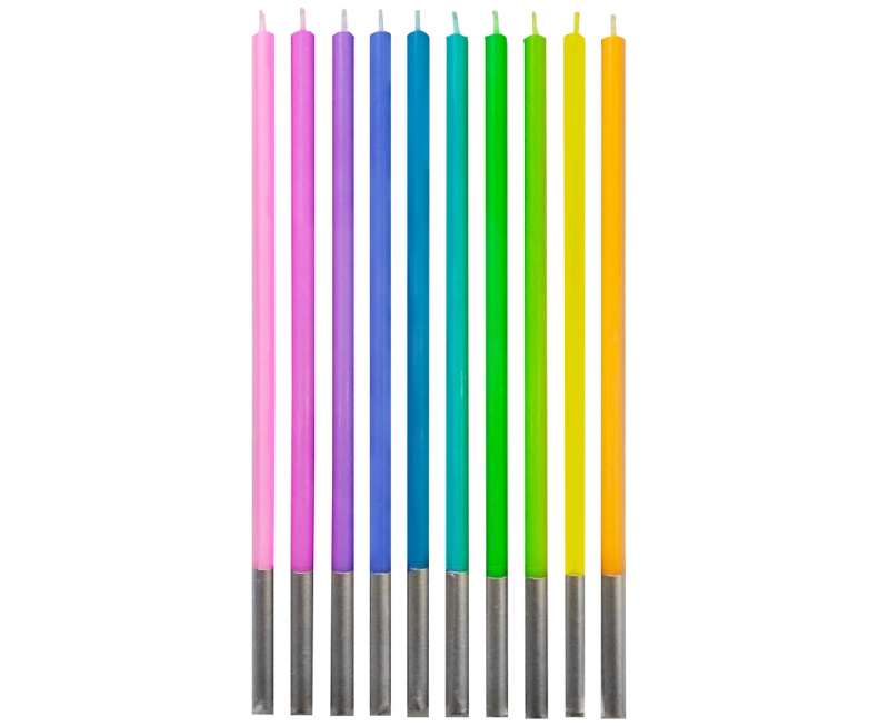 Набор свечей  Pastels, size 14.5 см, 10 pcs.