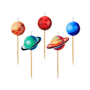 Набор свечей Planets, 5 pcs