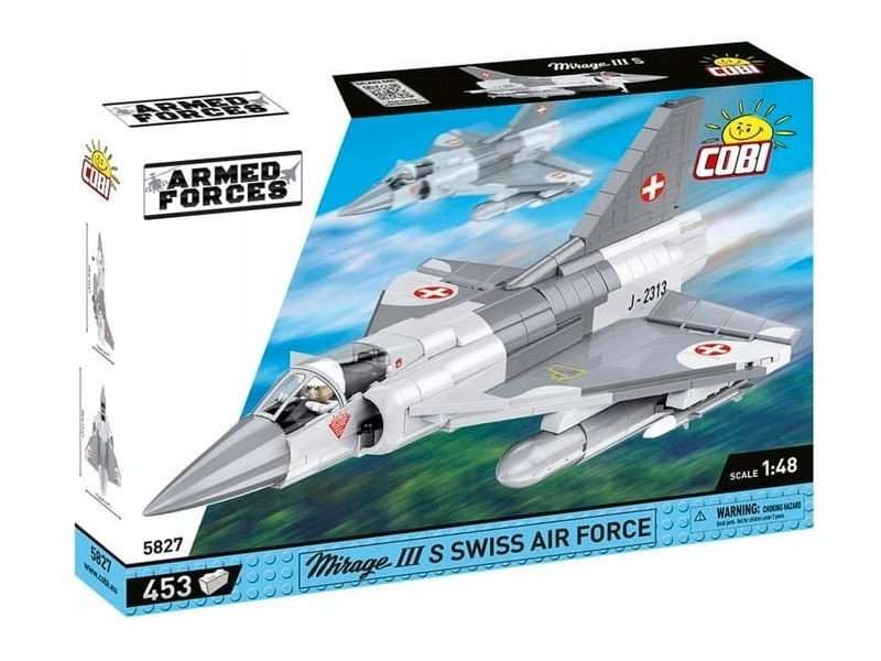 Конструктор - COBI Mirage III S Swiss AIR Force, 453 детали