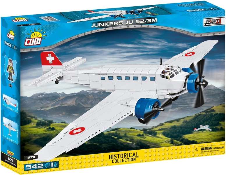 Конструктор - COBI Junkers JU 523M, 542 детали