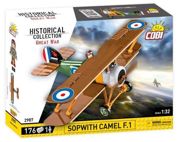 Конструктор - COBI Sowith Camel F.1, 176 деталей