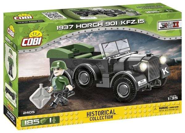 Конструктор - COBI 1937 horch 901 KFZ.15, 185 деталей