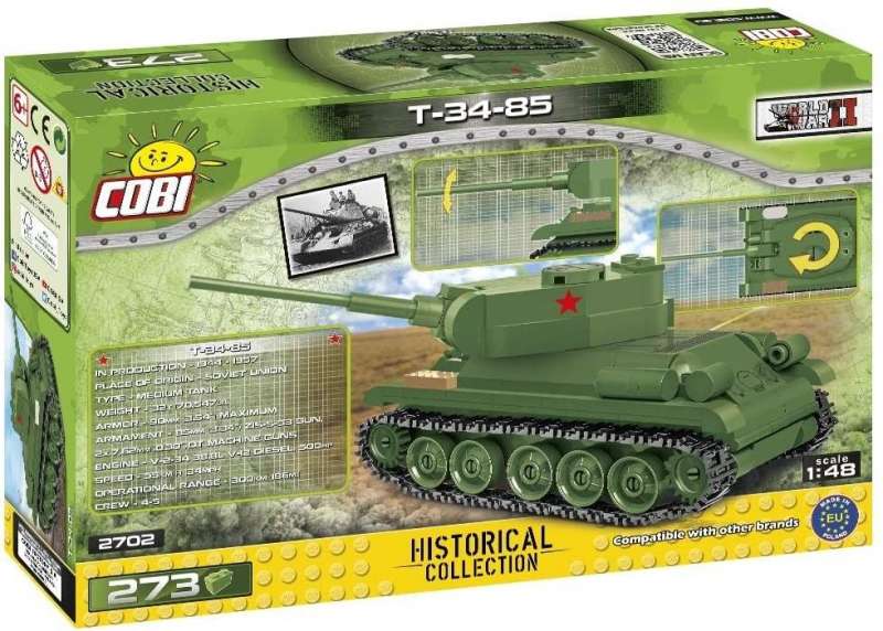 Конструктор - COBI M4A3E8 Sherman, 273 детали