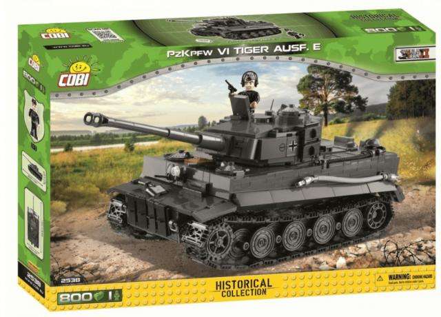 Конструктор - COBI PzKpfw VI Tiger, 800 деталей