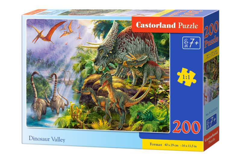 Пазл Dinosaur Valley 200 дет.