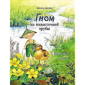 Гном из водосточной трубы.  Журчащий ручеек