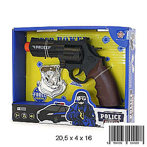 Игрушка - пистолет со значком Police officer