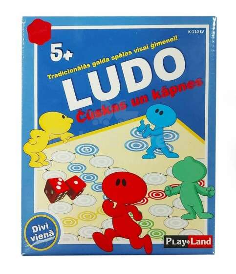 Настольная игра - Ludo Змеи и лестница LV