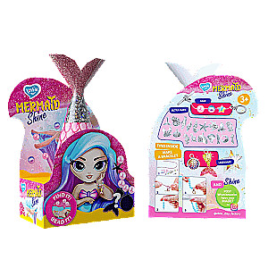 Антистрессовая игрушка - слайм Mermaid Shine Pink and Charms сюрприз