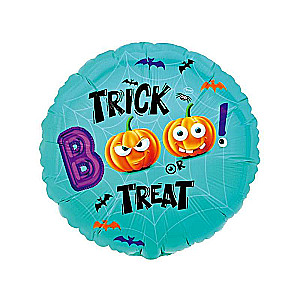 Foil balloon BOO! Halloween Trick or Treat, 18