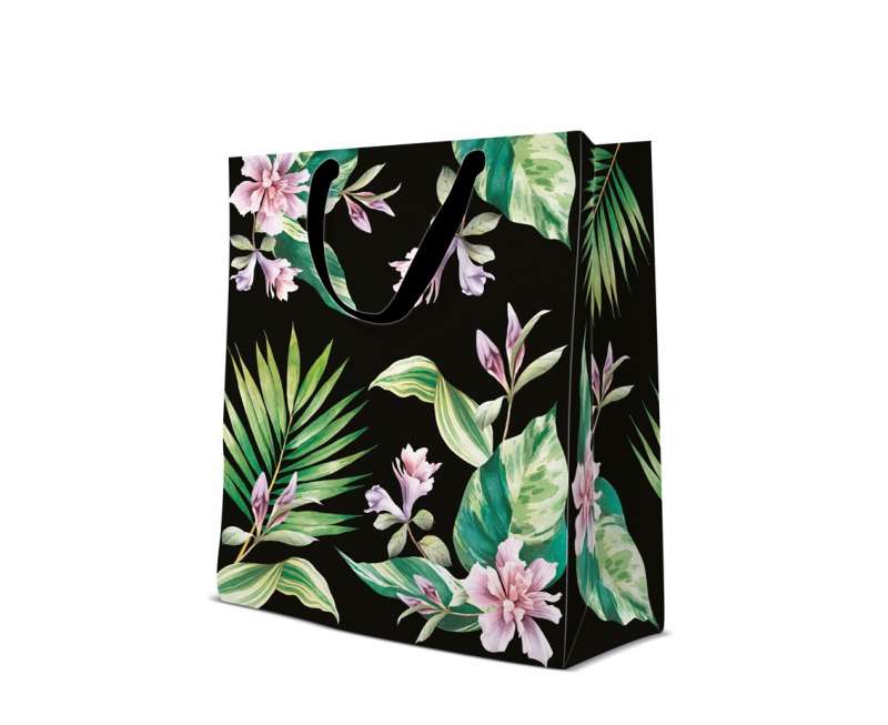 Подарочный пакет PAW Exotic Flowers,  26.5 x 13 x 33.5 см