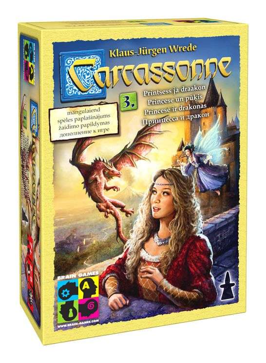 Board Game - Carcassonne. The Princess and the Dragon (expansion 3)