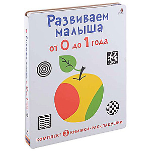 Суперраскладушки. Развиваем малыша от 0 до 1 года. Комплект из 3 шт.