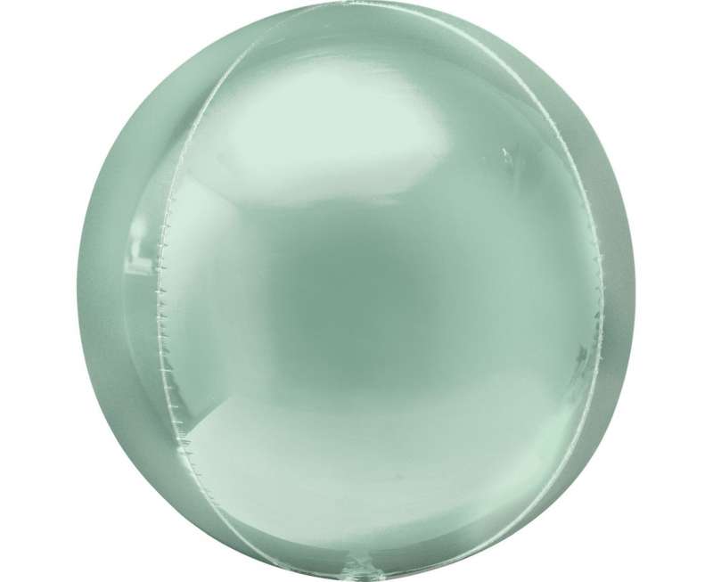 Foil Balloon 15 Orbz-Mint Green Foil Balloon