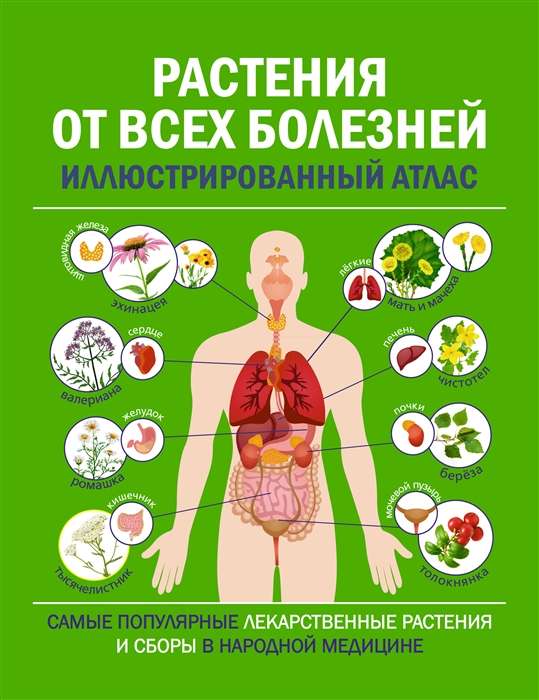 РАСТЕНИЯ ОТ ВСЕХ БОЛЕЗНЕЙ. Иллюстрированный атлас