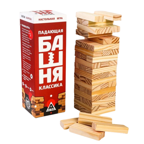 Настольная игра - Падающая башня. Классика