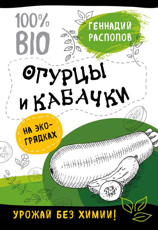 Огурцы и кабачки на эко грядках. Урожай без химии