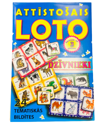 Attīstošais loto. Dzīvnieki