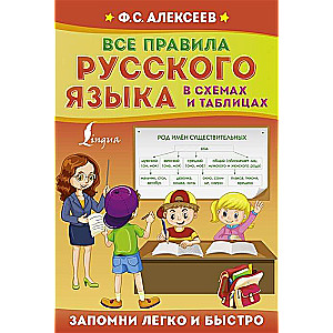 Все правила русского языка в схемах и таблицах