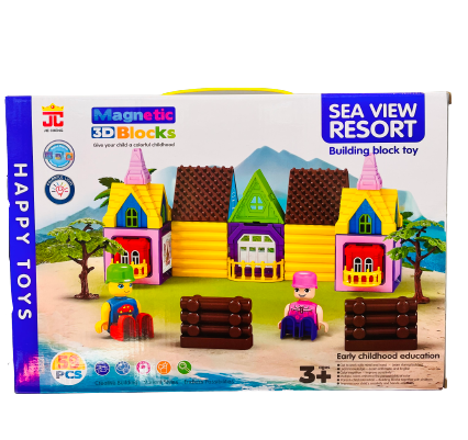 Магнитный конструктор 59дет. Sea View Resport