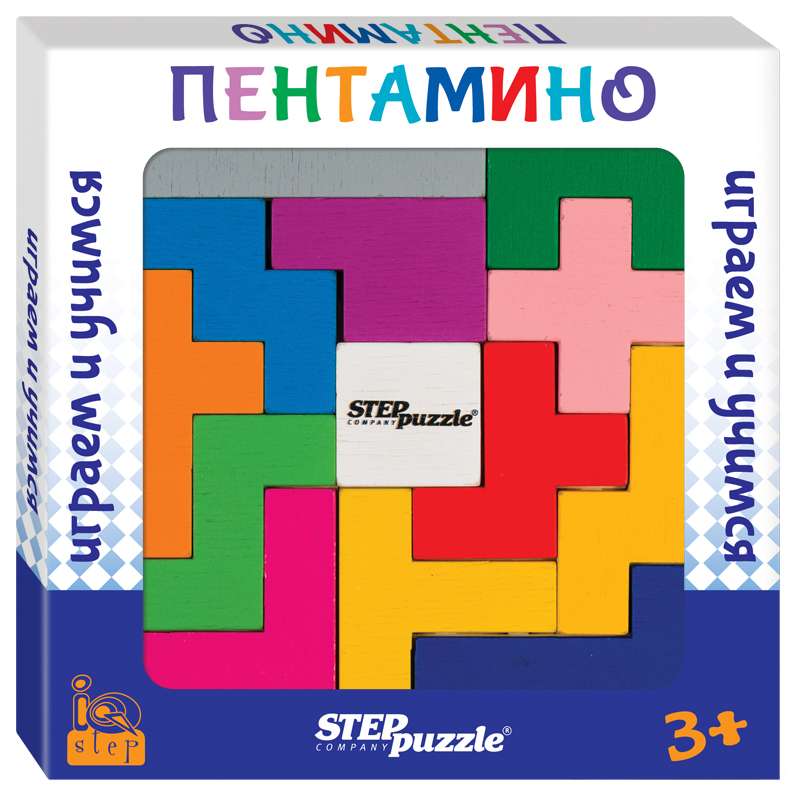 Развивающая игра из дерева Пентамино 