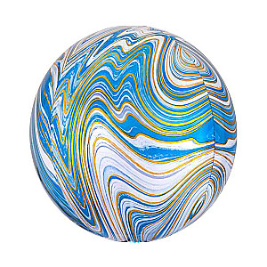 Foil balloon 15, blue