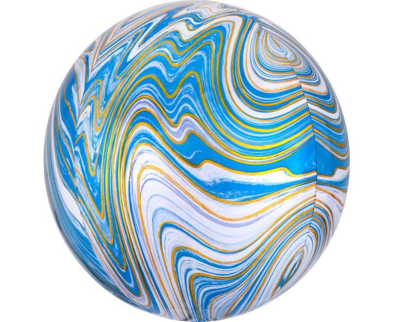 Foil balloon 15, blue