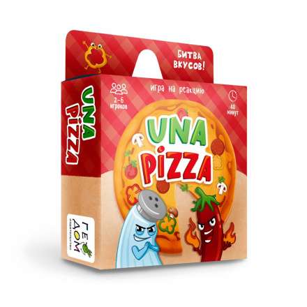 Карточная игра - Una pizza (60 карточек)