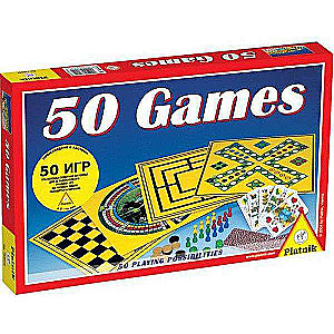 Board game - 50 games (50 игр) LV+RUS