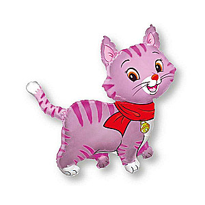 Фольгированный шар 24 FX Pretty Cat, pink