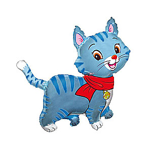 Фольгированный шар Фольгированный шар 24 FX Pretty Cat, blue