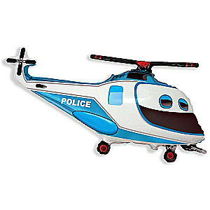 Фольгированный шар 24 FX Police Helicopter