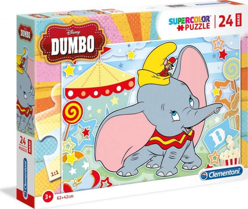 Пазл CLEMENTONI  Maxi Dumbo 24 деталей