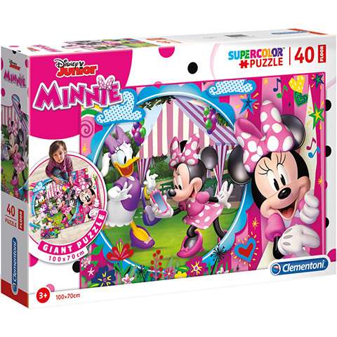 Пазл напольный 40 CLEMENTONI Minnie Happy