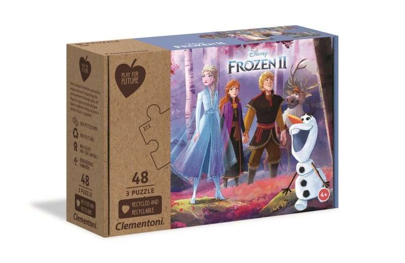 Пазл CLEMENTONI Frozen 3x48 деталей