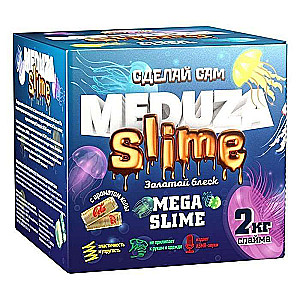 Юный химик набор для опытов и экспериментов Meduza Slime. Золотой блеск