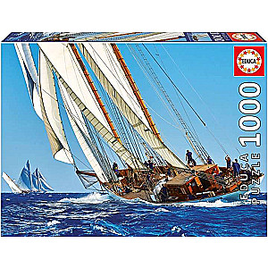 Puzzle EDUCA с клеем Яхта, 1000 деталей