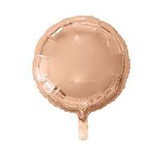 Foil balloon 18 Pink-gold, round