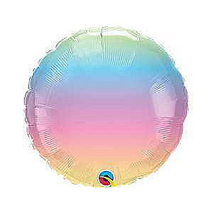 Foil balloon 18 Pastel Ombre