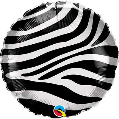 Foil balloon 18 Zebra