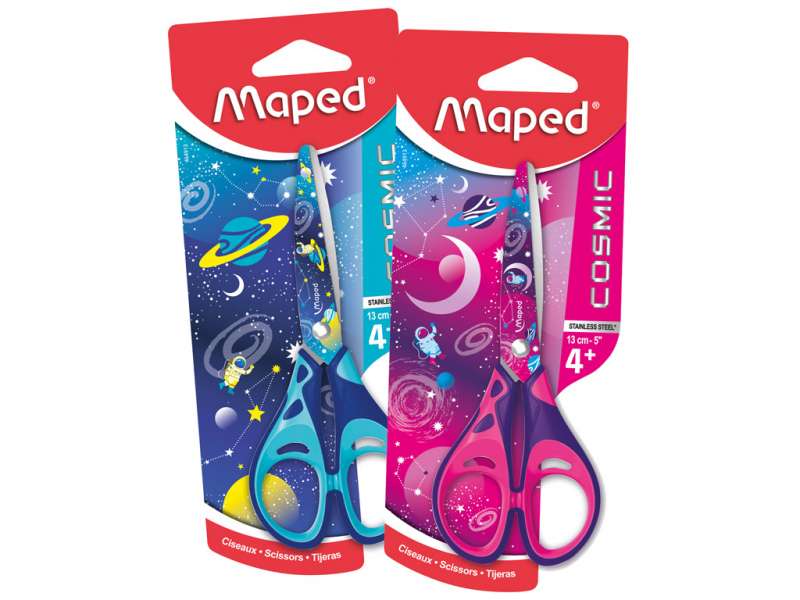 Ножницы 13 см MAPED Tatoo Kids Cosmic