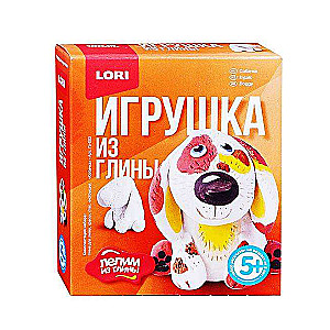 Игрушка из глины - Собачка 