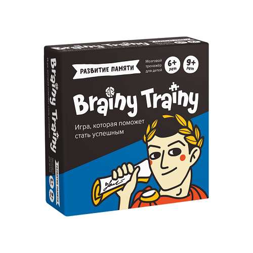 Board game - Brainy Trainy. Memory development