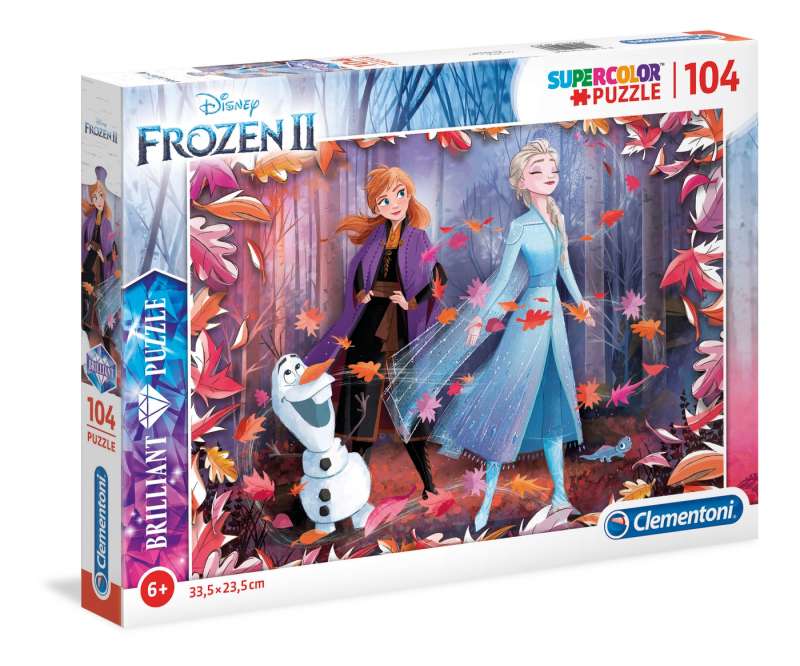 Пазл CLEMENTONI Brilliant Frozen 104 детали