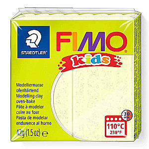 Полимерная глина FIMO KIDS, перламутровый желтый