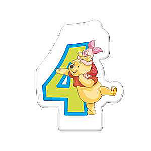 Свеча для торта Disney Winnie The Pooh 4