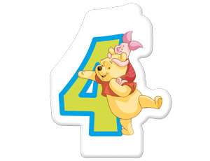 Свеча для торта Disney Winnie The Pooh 4