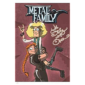 Блокнот в твёрдом переплёте “Metal Family. Вики и Глэм”